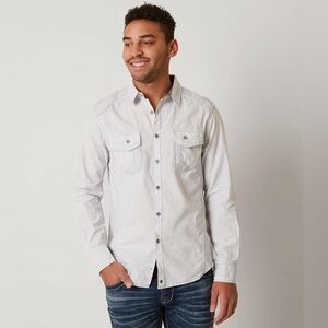 Buckle Black My Old Guitar Western Button Down Shirt Size XXL